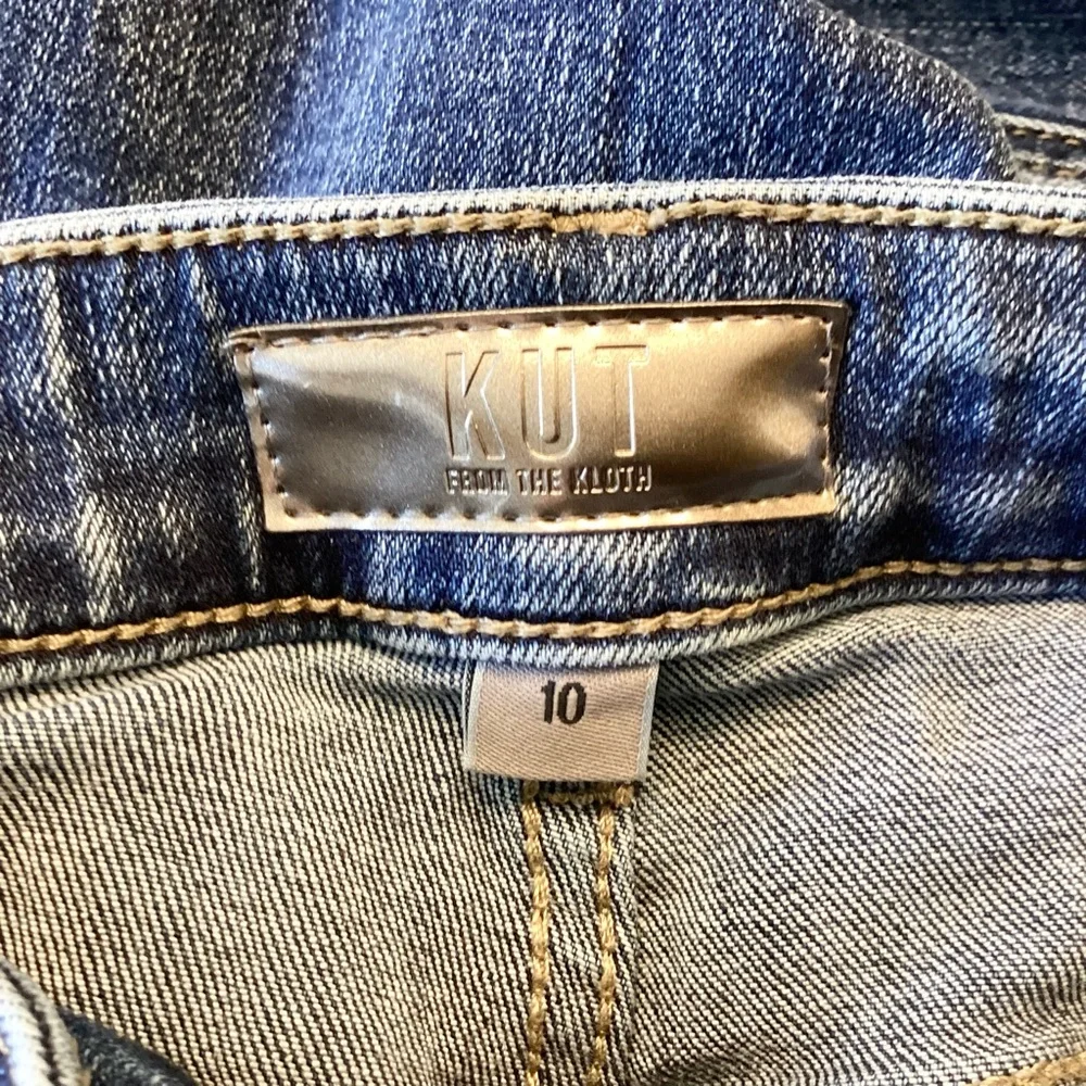 Kut From The Kloth Jean High Rise Wide Leg Jeans in Punctual - 10 - Picture 11 of 12